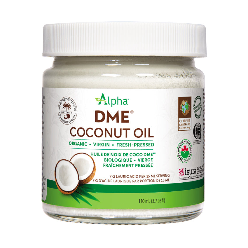 Alpha Health DME Coconut Oil, Peppermint, 110 ML