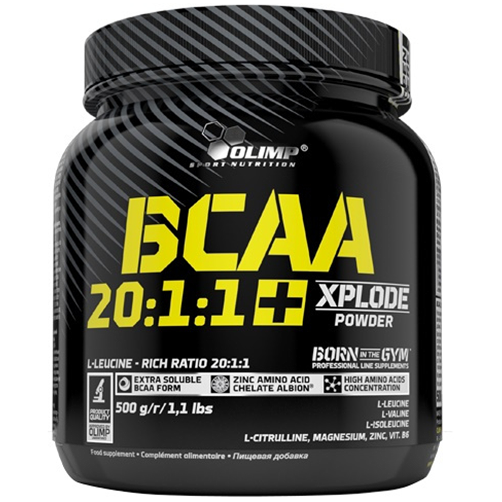 Olimp Sport Nutrition Bcaa Xplode, Fruit Punch, 1.1 Lb, 6 g Of Pure BCAA Per Serving