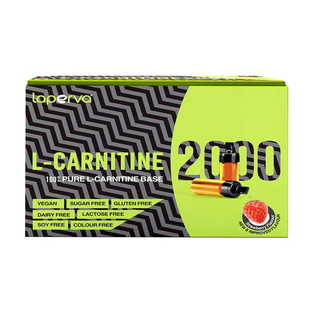 Laperva L Carnitine 2000 20 Vials Strawberry