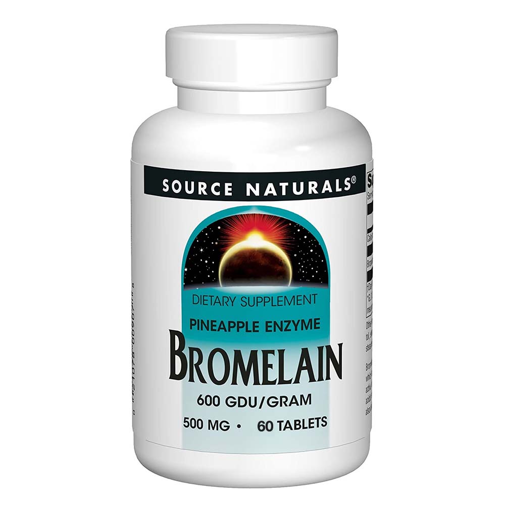 Source Naturals Bromelain, 500 mg, 60 Tablets