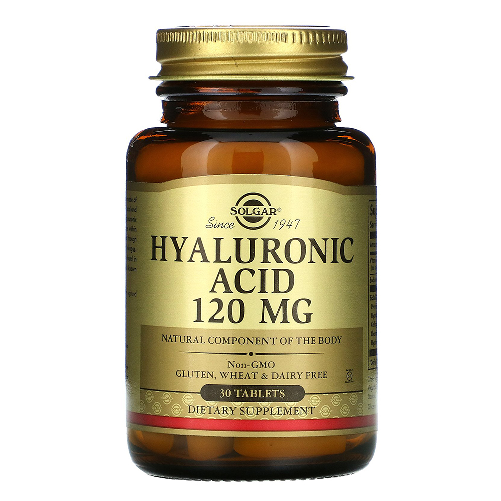 Solgar Hyaluronic Acid 30 Tablets 120 mg
