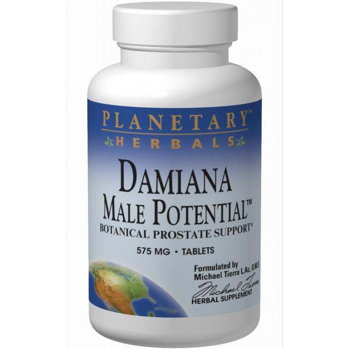 Planetary Herbals Damiana Male Potential 45 Tablets 575 mg