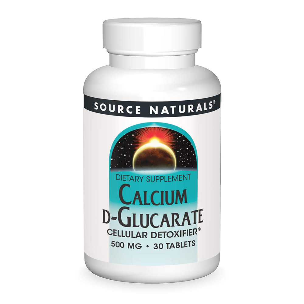 Source Naturals Calcium D Glucarate 30 Tablets 500 mg
