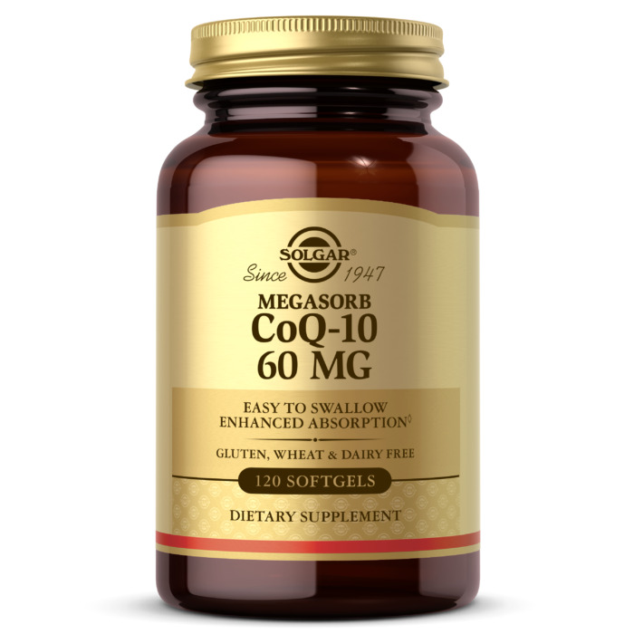 Solgar Megasorb Coq10, 60 mg, 120 Softgels