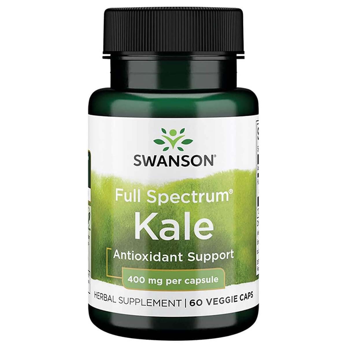 Swanson Full Spectrum Kale, 400 mg, 60 Veggie Capsules