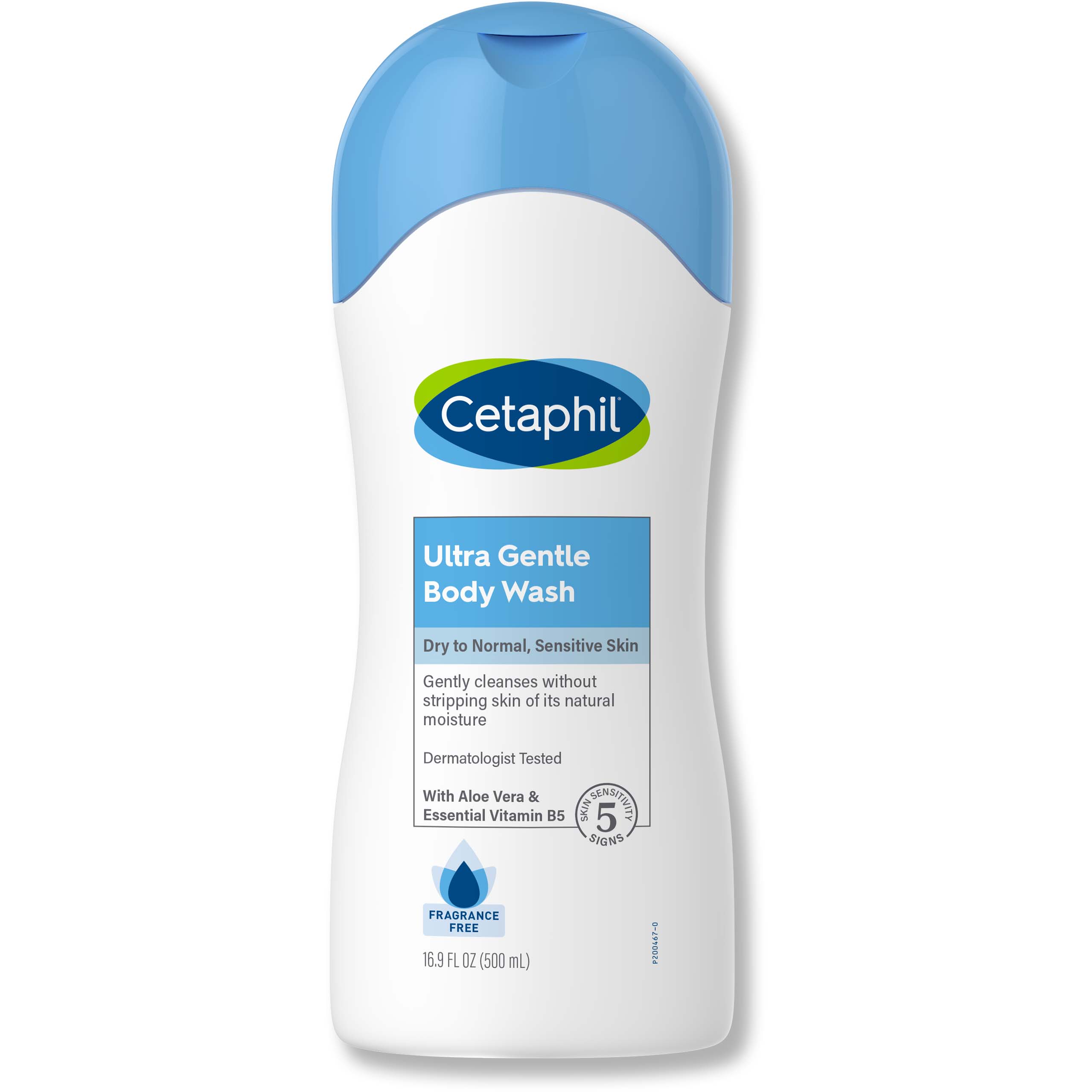 Cetaphil Ultra Gentle Body Wash Fragrance Free, 500 ML