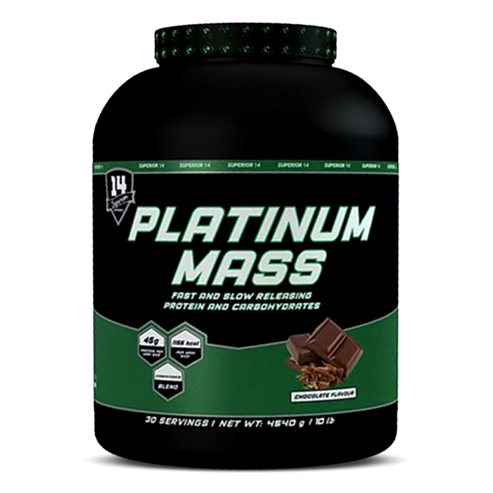 سوبيريور 14 بلاتينوم ماس, شوكولاتة الحليب, 10 باوند, مصمم لمن يواجهون صعوبة في زيادة الوزن