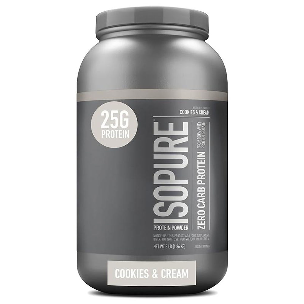 Nature's Best Isopure Zero Carb Protein, Cookies and Cream, 3 LB