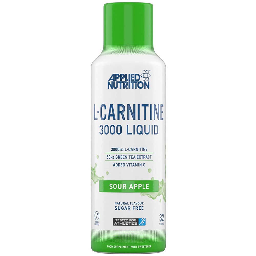 Applied Nutrition L Carnitine Liquid Sour Apple 3000 mg