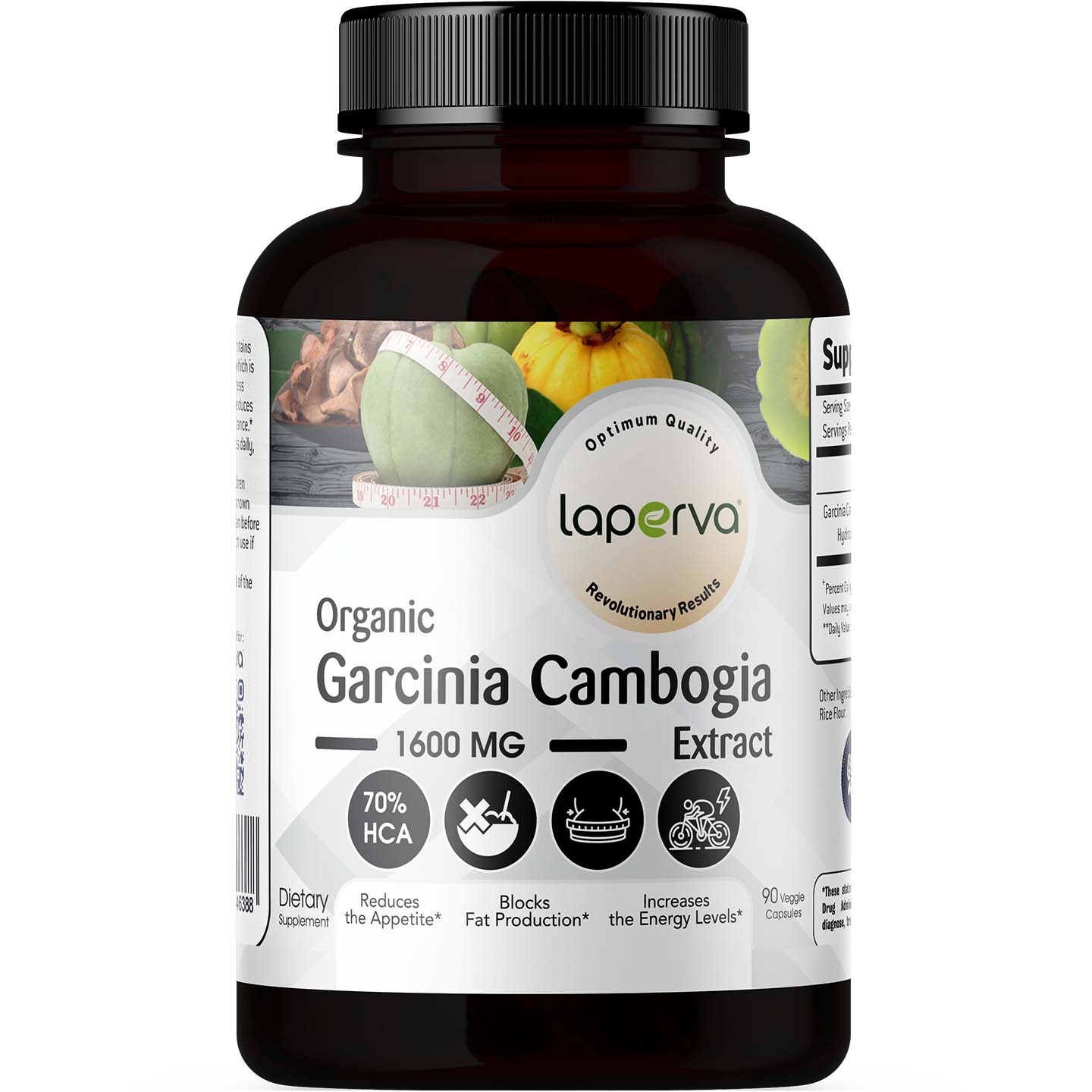 Laperva Garcinia Cambogia, 1600 mg, 90 Veggie Capsules