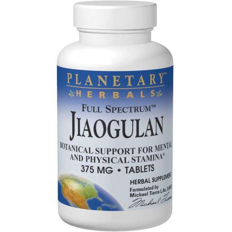 Planetary Herbals Jiaogulan Full Spectrum 60 Tablets 375 mg
