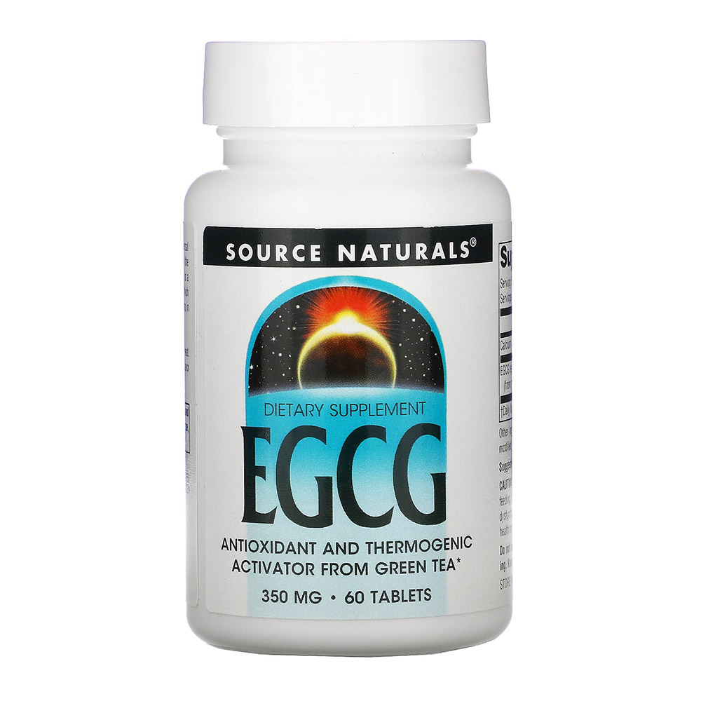 Source Naturals EGCG, 350 mg, 60 Tablets