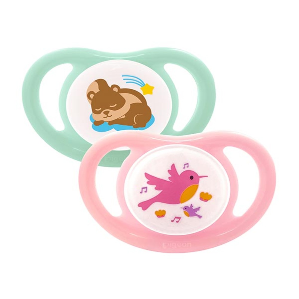 بيجون لهاية ميني لايت - قطعتين, وردي وأخضر, صغير, مثالية للرضّع وحديثي الولادة