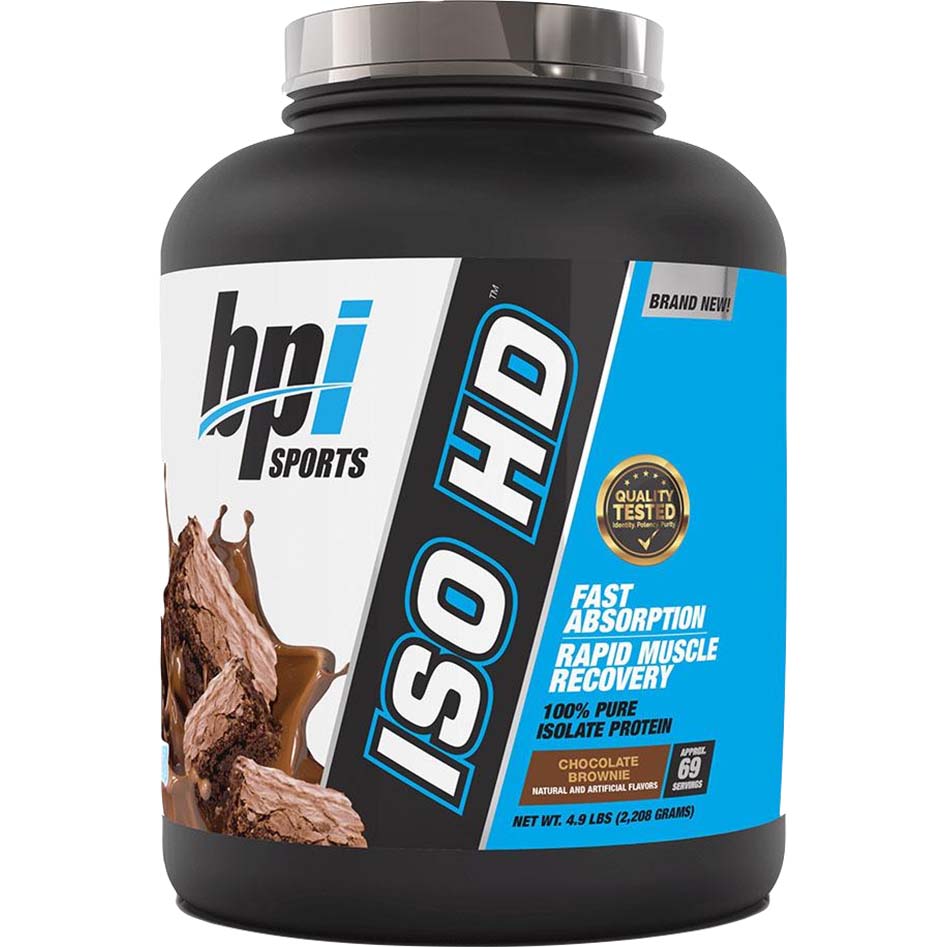 bpi Sports ISO HD, Chocolate Brownie, 4.9 Lb