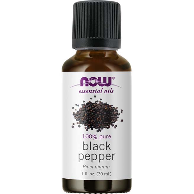 Now 100% Pure Black Pepper Oil, 30 Ml