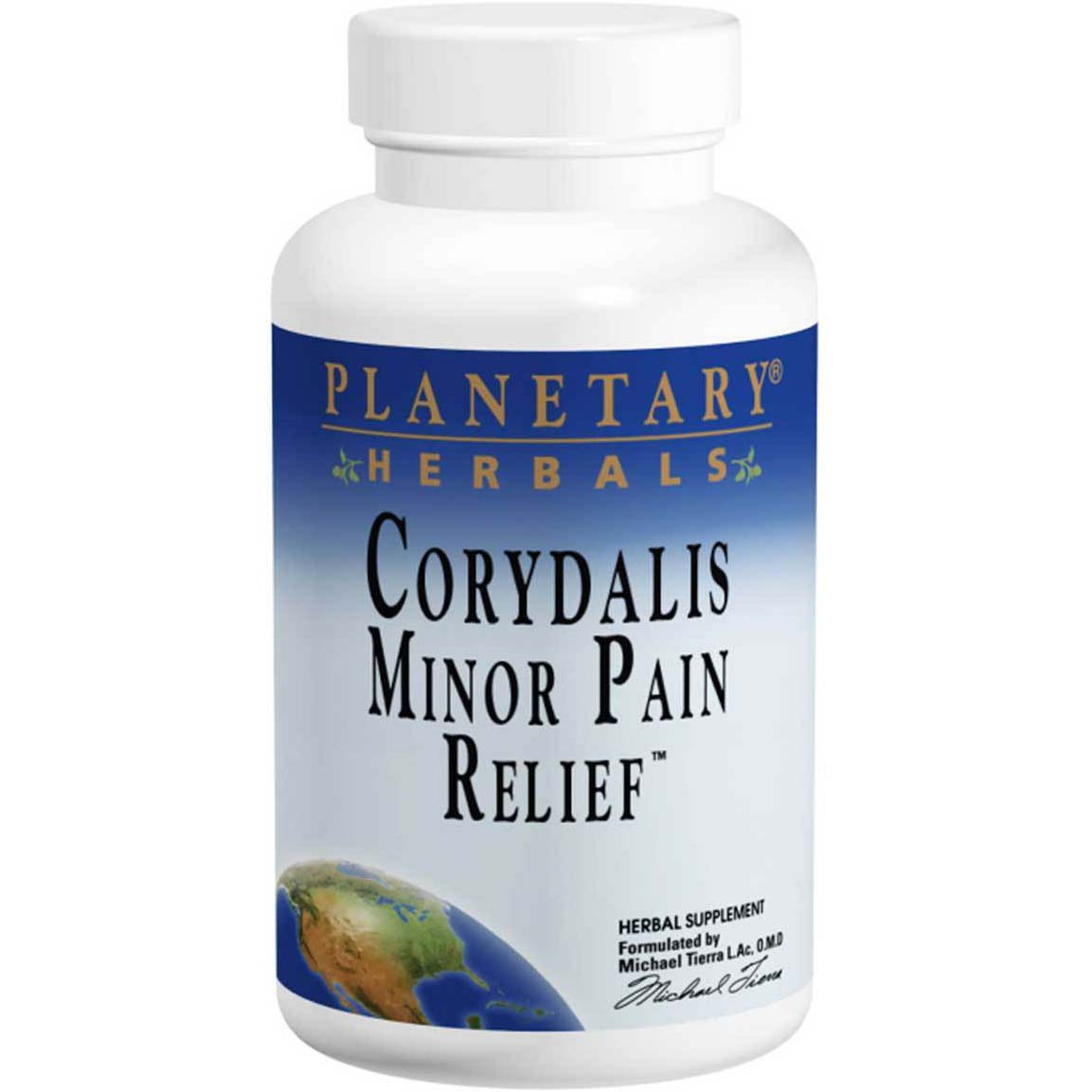 Planetary Herbals Corydalis Minor Pain Relief, 750 mg, 30 Tablets