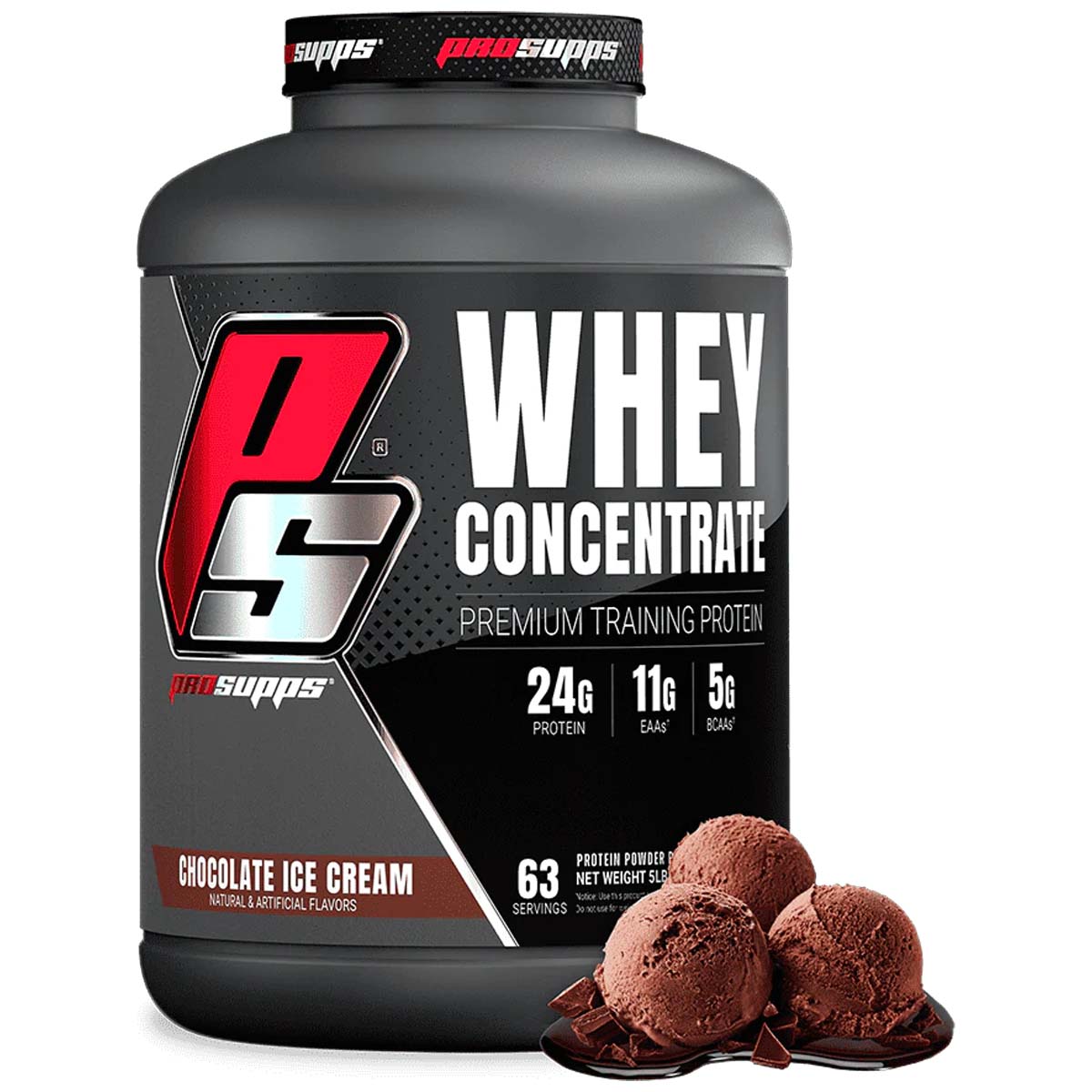 Pro Supps Whey Concentrate 5 LB Chocolate Ice Cream