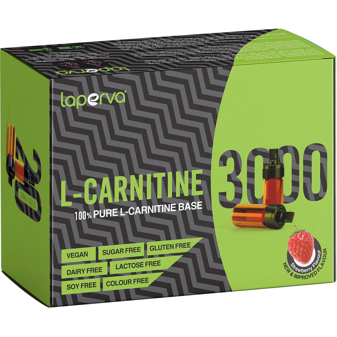 Laperva l-Carnitine 3000 20 Vials Strawberry