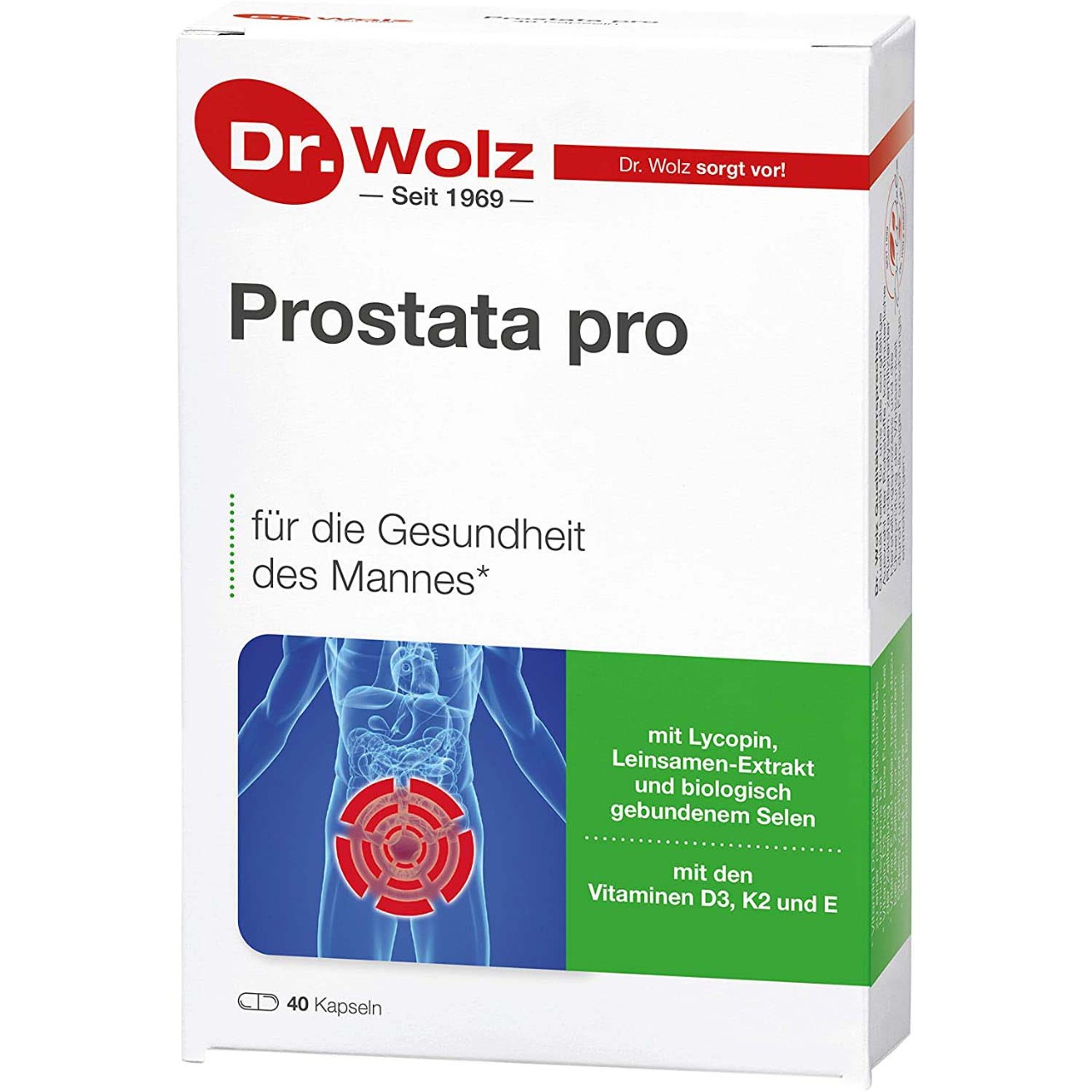 Dr Wolz Prostata Pro, 40 Capsules