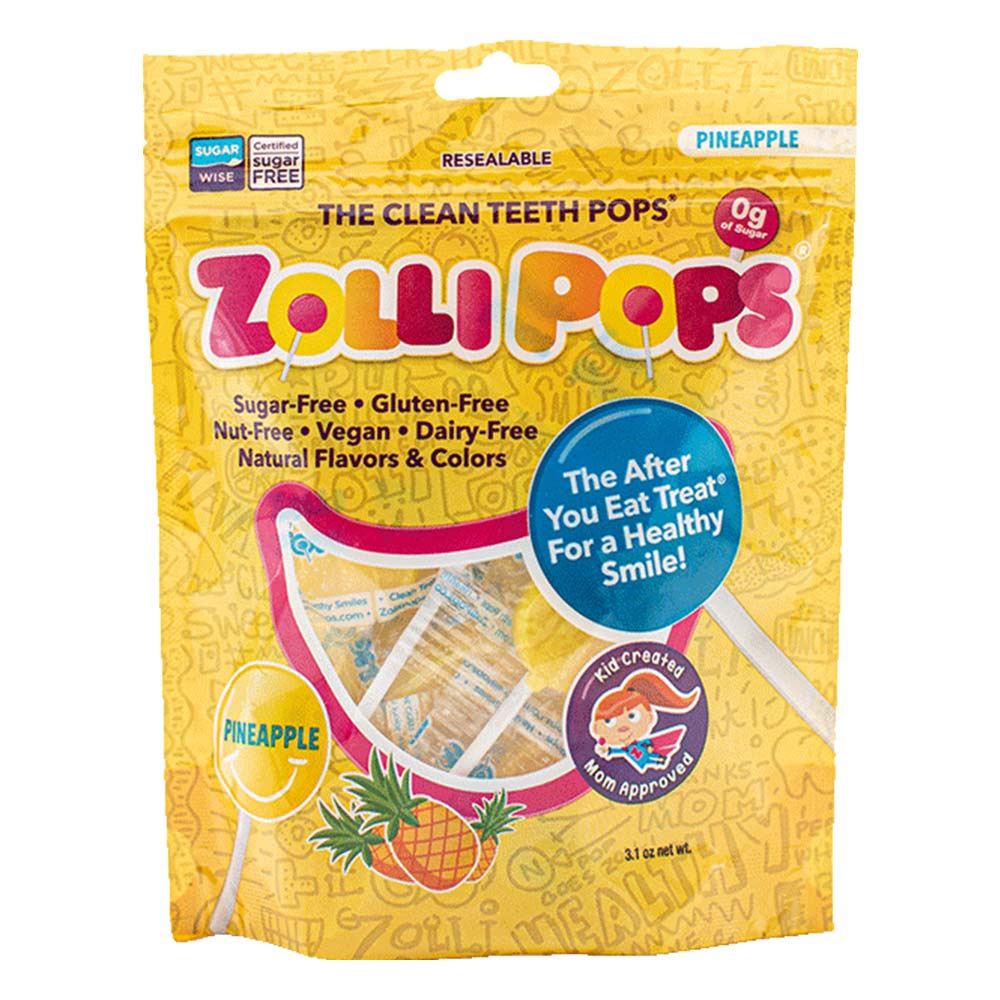 Zolli Candy pops, Pineapple, 87 Gm