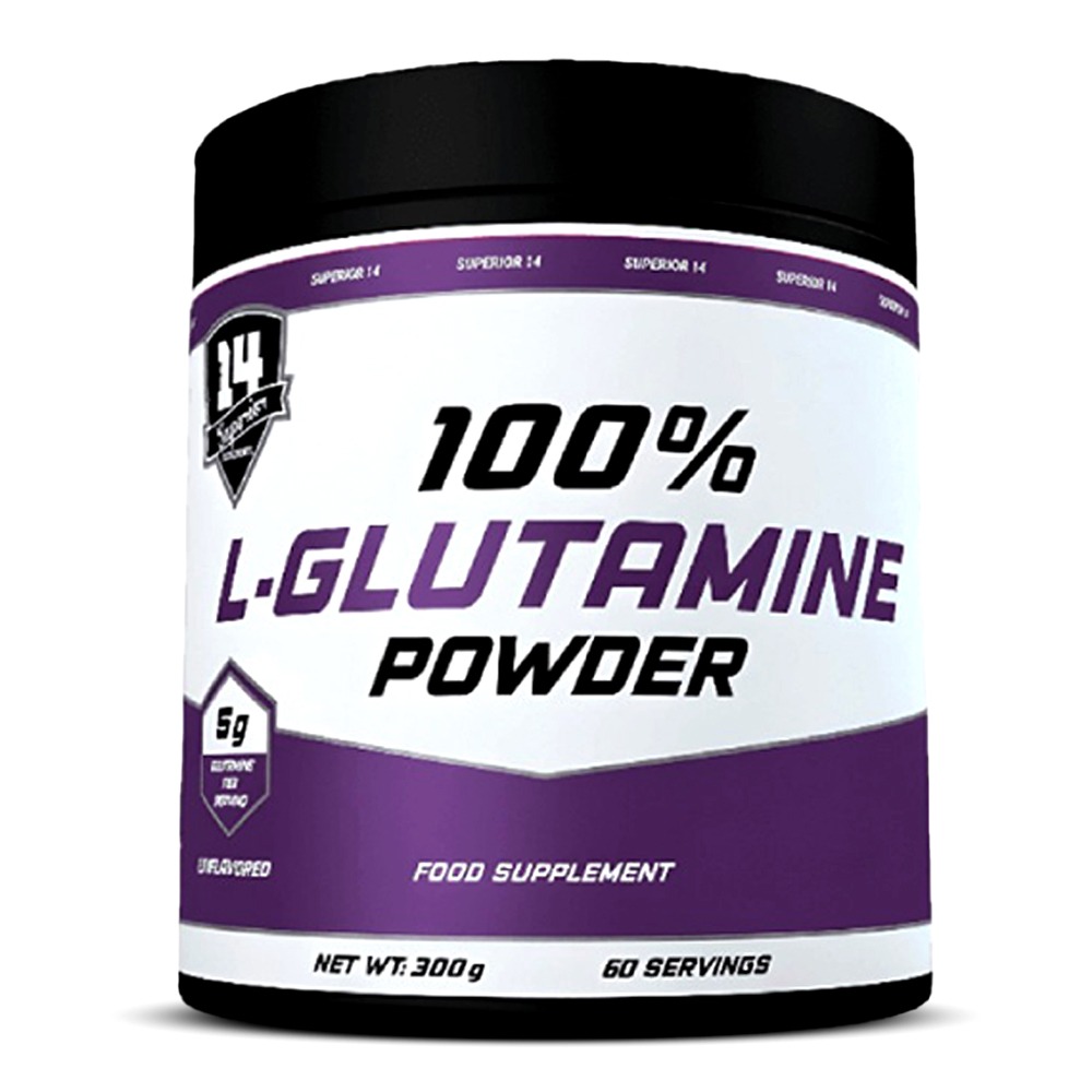 سوبيريور 14 100٪ ال-جلوتامين, بدون نكهة, 300 جرام, يساعد في ترميم أنسجة العضلات