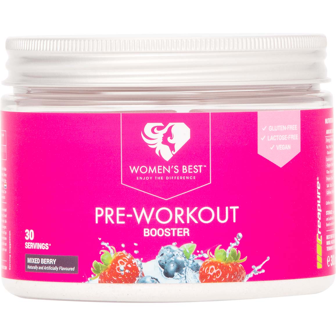 Womens Best Pre-workout Booster, Mixed Berry, 300 Gm
