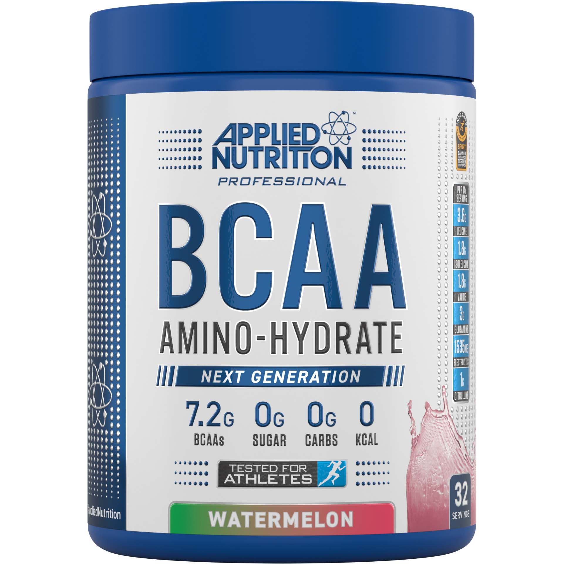 Applied Nutrition BCAA Amino Hydrate, Watermelon, 32 Serving