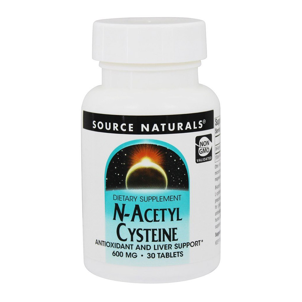Source Naturals N-Acetyl Cysteine NAC 30 Tablets 600 mg
