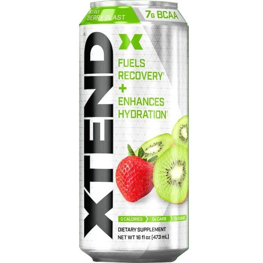 Xtend Carbonated Zero Sugar Hydration & Recovery Drink, Kiwi Berry Blast, 1 Piece