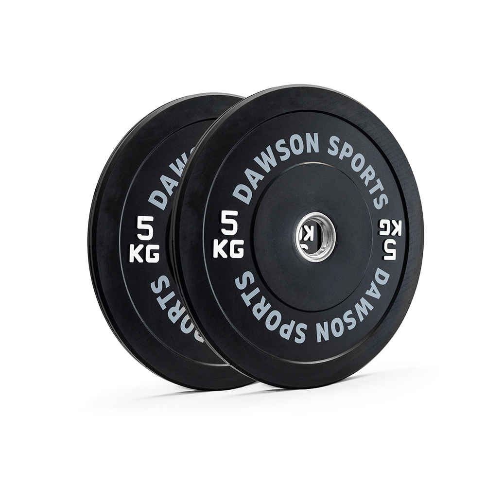 Dawson Sports Rubber Bumper Plates with Upturned 5 KG