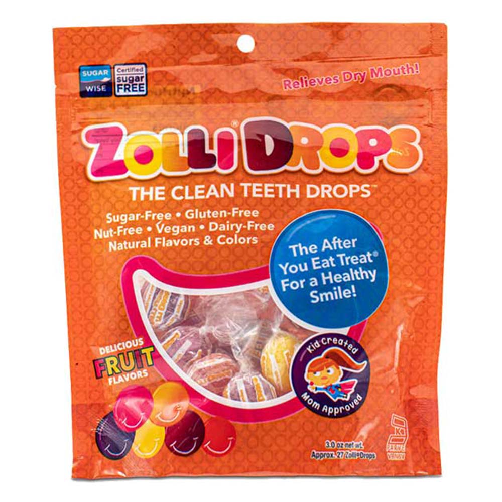 Zolli Candy Drops, Fruit, 87 Gm