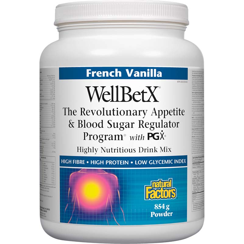 Natural Factors WellBetX The Revolutionary Appetite, French Vanilla, 854 Gm