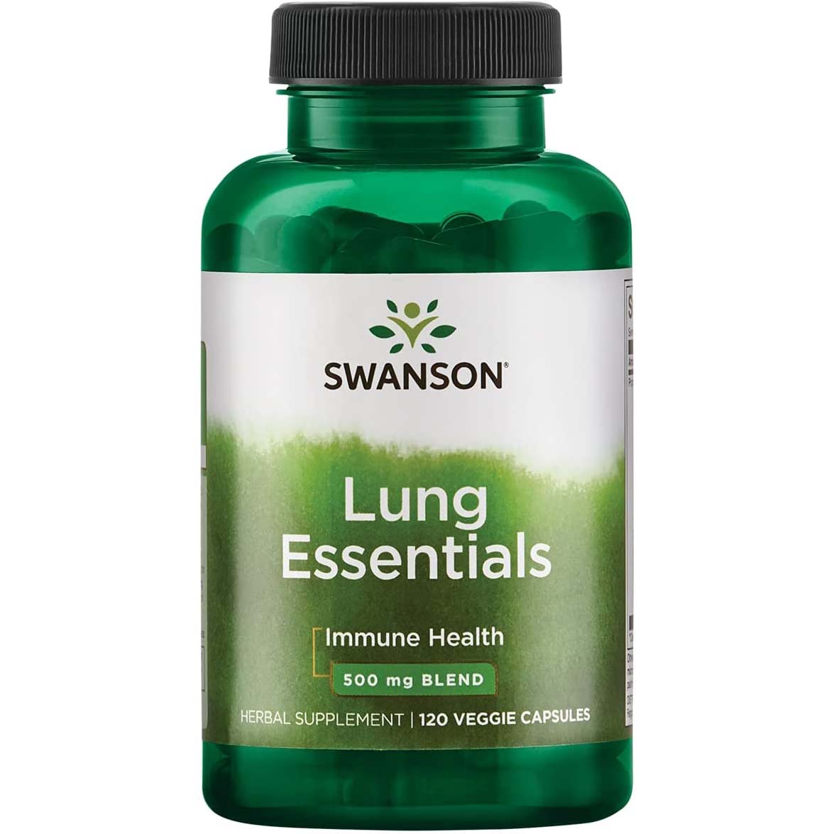 Swanson Lung Essentials, 500 mg, 120 Veggie Capsules
