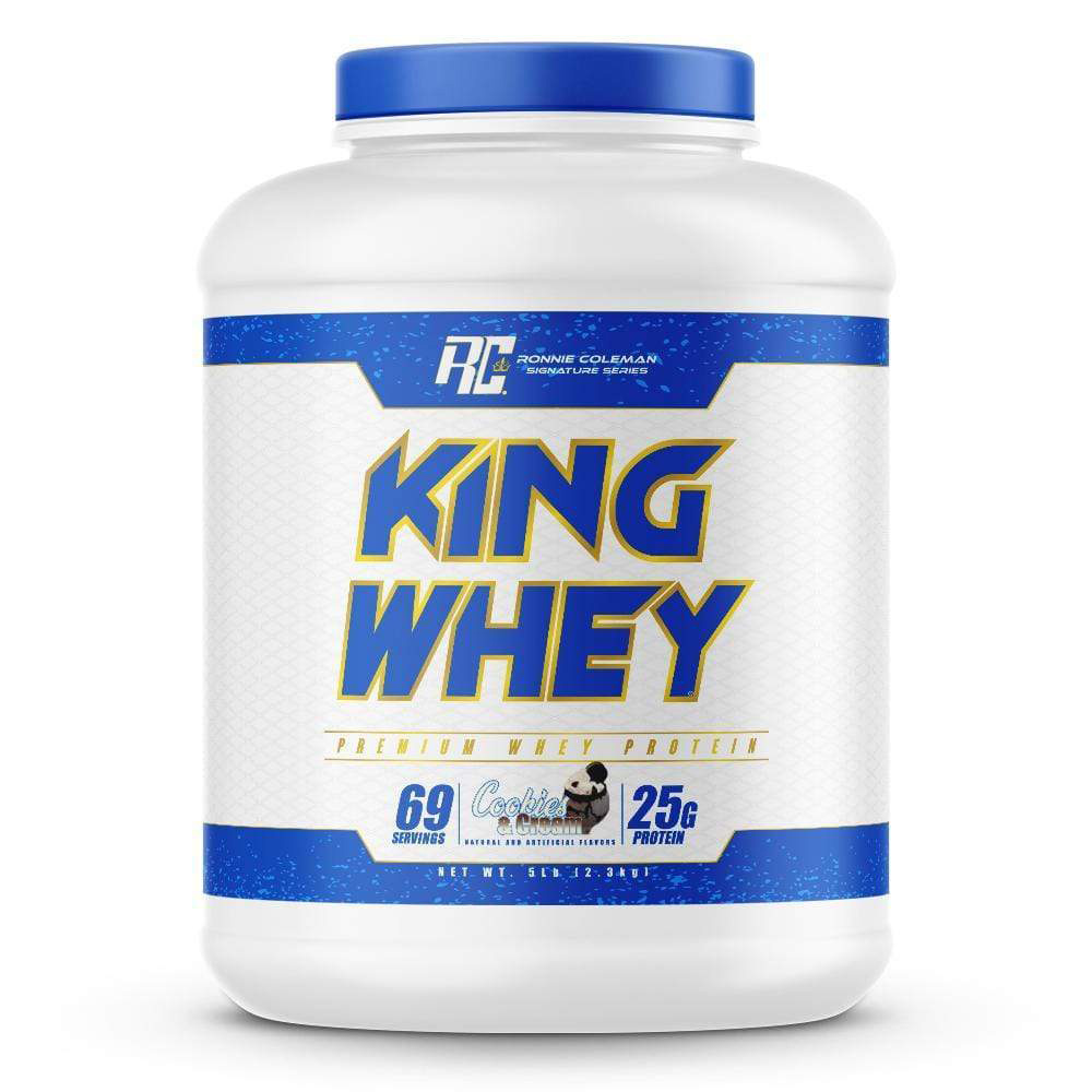 Ronny Coleman King Whey Protein 5 LB Cookies and Cream