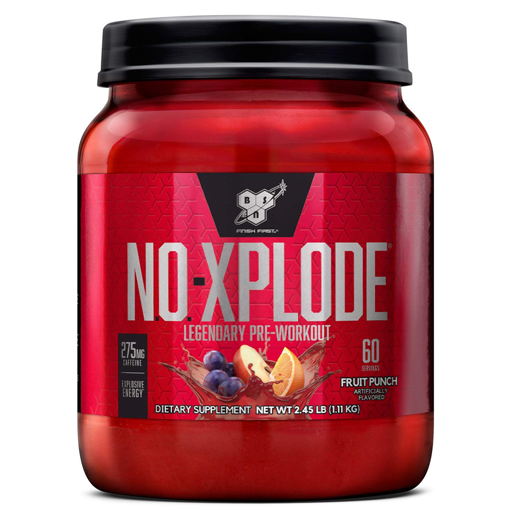BSN NO-Xplode, Fruit Punch, 60, Supports Explosive Energy, Enhanced Endurance