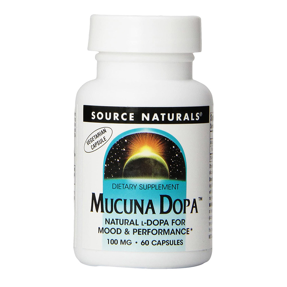 Source Naturals Mucuna Dopa 60 Veggie Capsules 100 mg