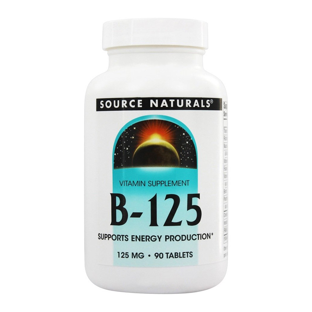 Source Naturals B-125, 125 mg, 90 Tablets
