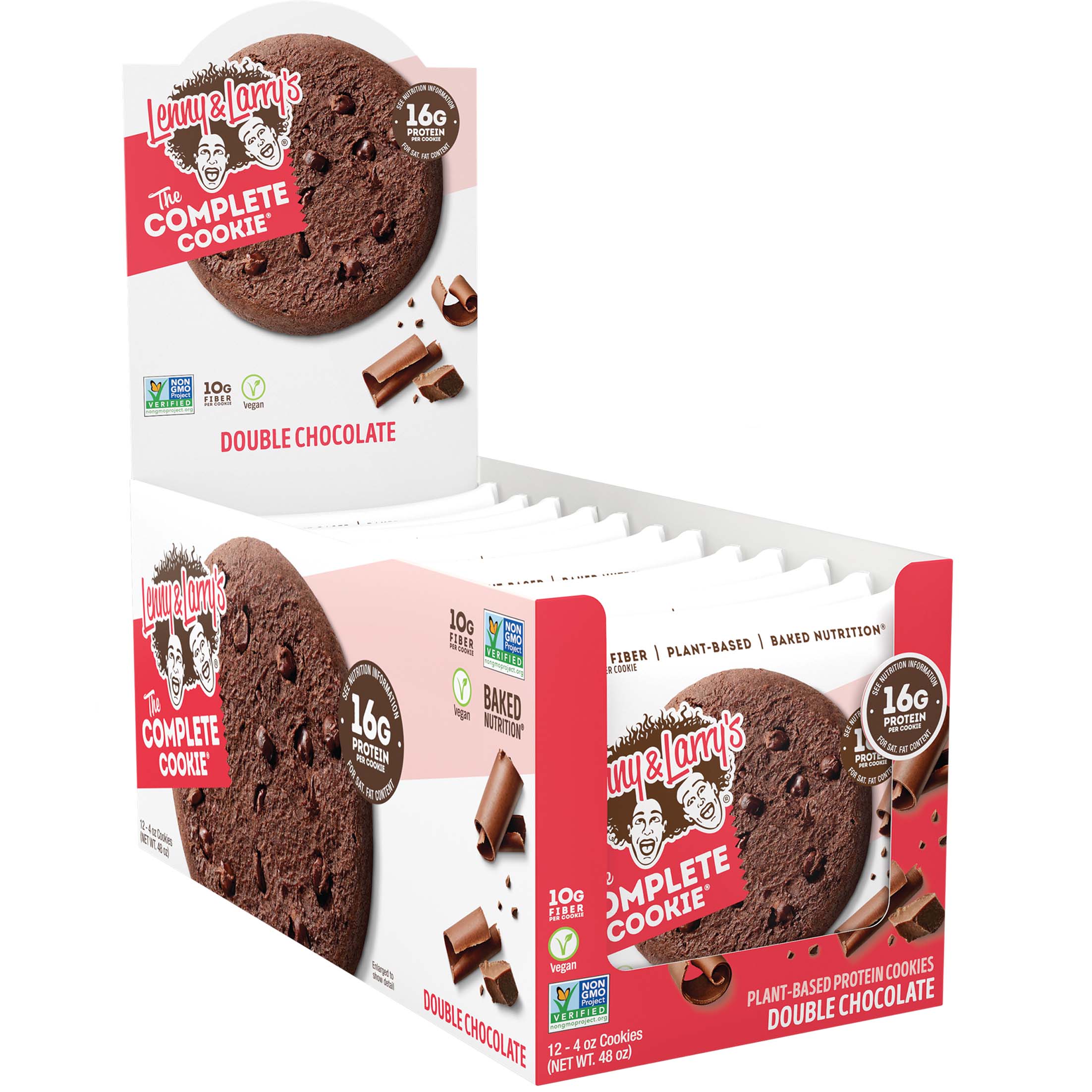 Lenny & Larry’s Complete Cookies Box of 12 Pieces Double Chocolate