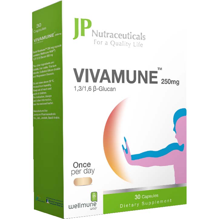 Jamjoom Pharma Vivamune 1,3/1,6 ß-Glucan 250 mg 30 Capsules