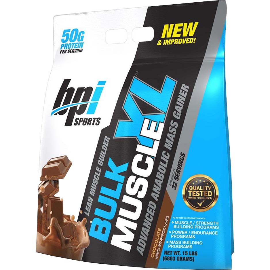 bpi Sports Bulk Muscle XL, Chocolate, 15 Lb