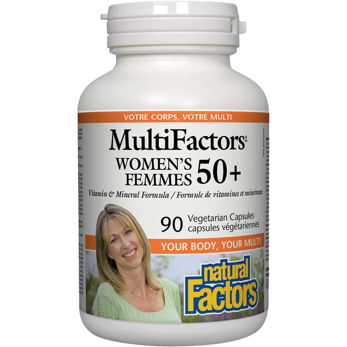 Natural Factors Multi Factors Women 50 Plus 90 Veggie Capsules