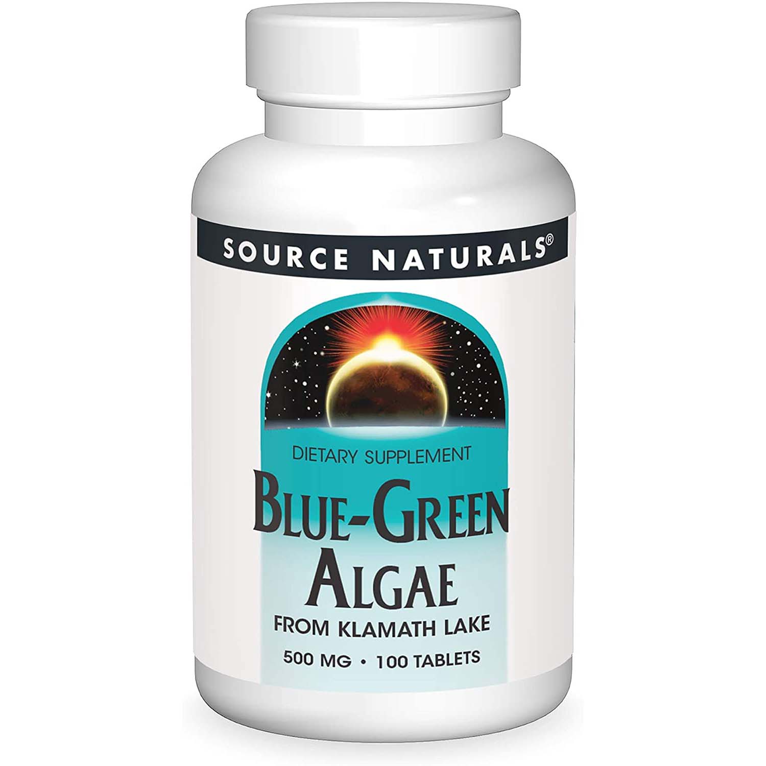 Source Naturals Blue Green Algae, 500 mg, 100 Tablets