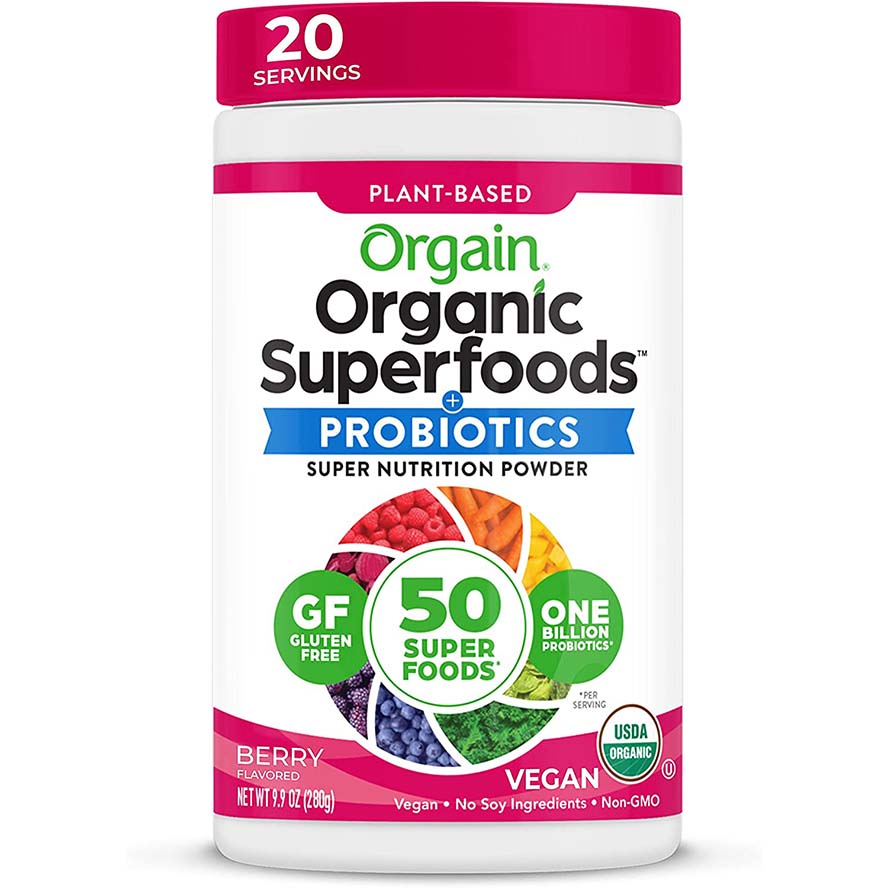 Orgain Organic Superfoods, Berry, 20