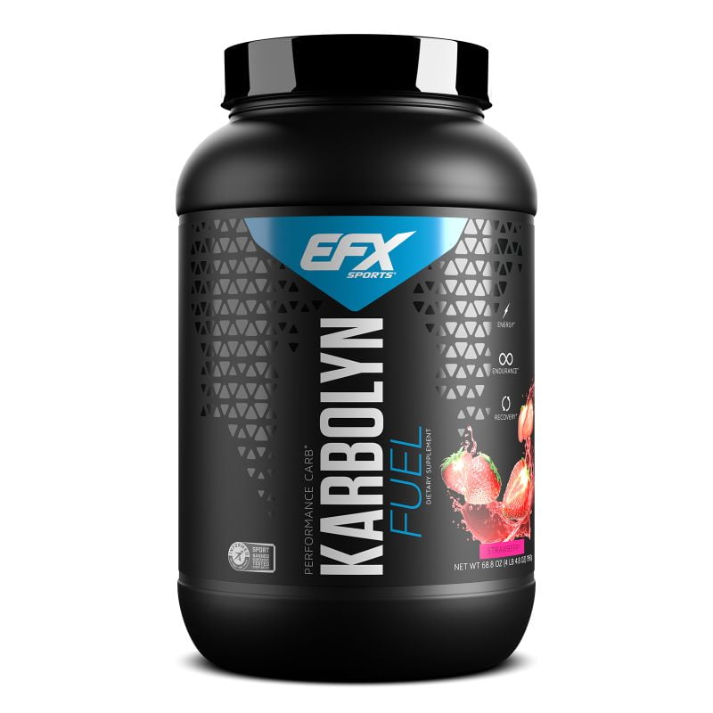 Efx Sports Karbolyn Fuel, Strawberry, 4 LB, Enhance Athletic Endurance