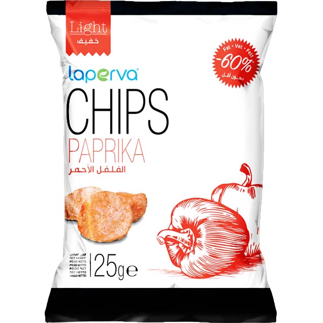 Laperva Light Chips, Paprika, 25 Gm