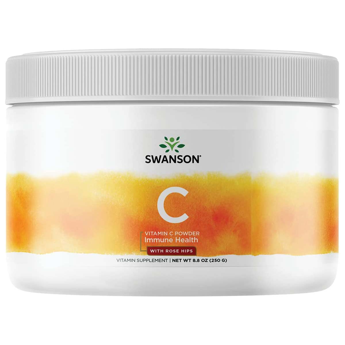 Swanson Vitamin C with Rosehips Powder, 250 Gm