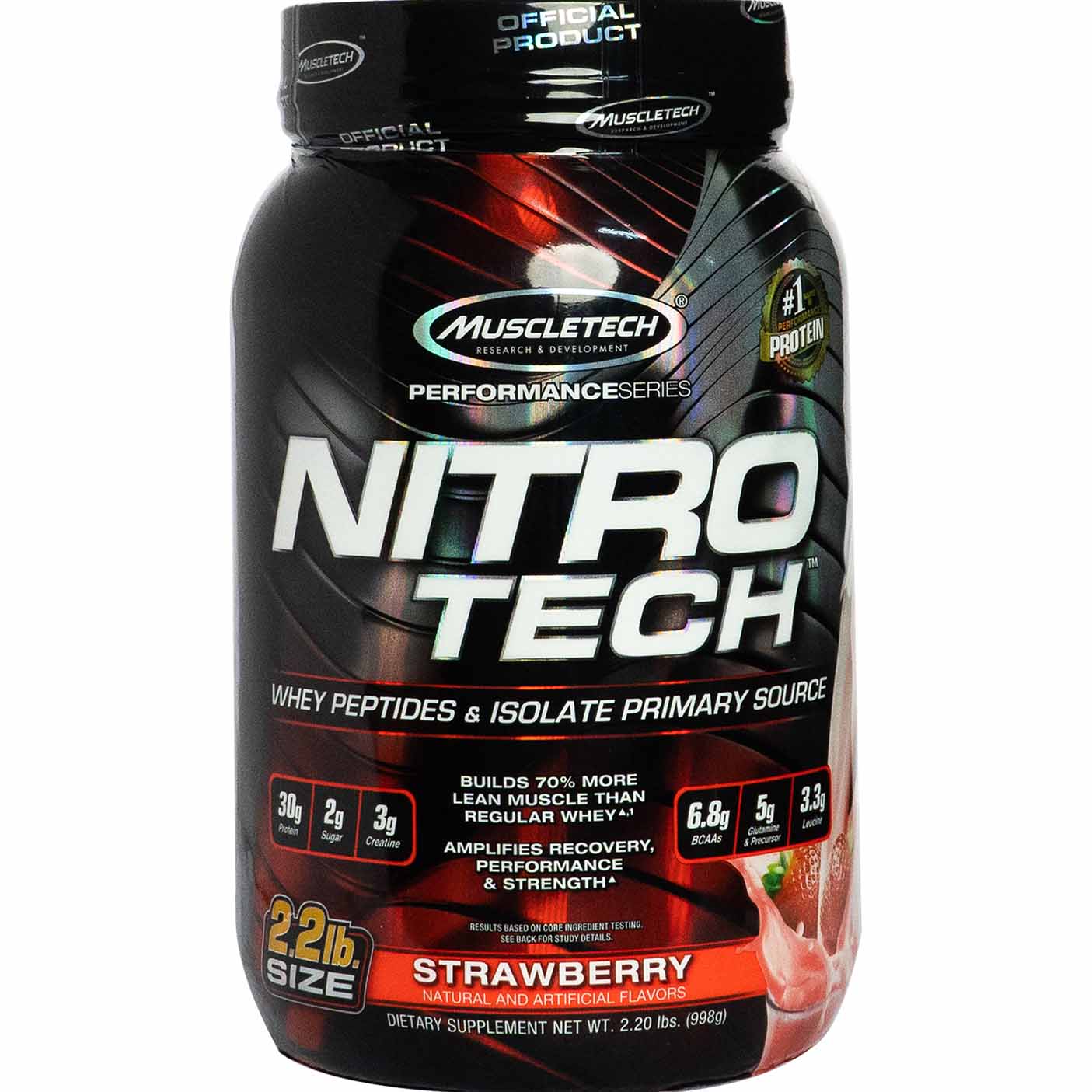 Muscletech Nitro Tech Performance Series 2 LB Strawberry