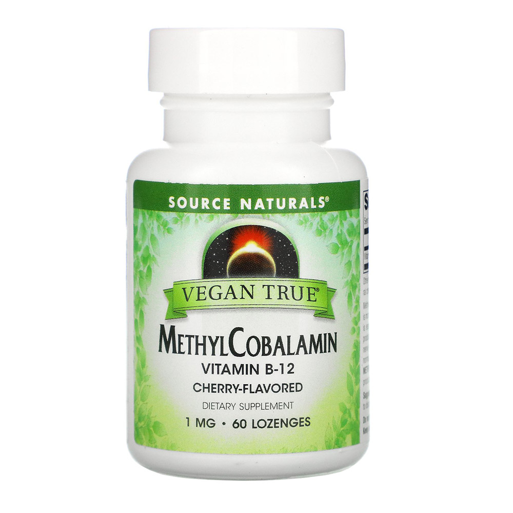 Source Naturals Vegan True Methylcobalamin 60 Lozenges 1 mg