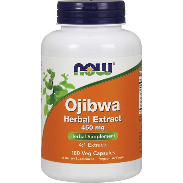 Now Ojibwa Herbal Extract, 450 mg, 90 Veggie Capsules