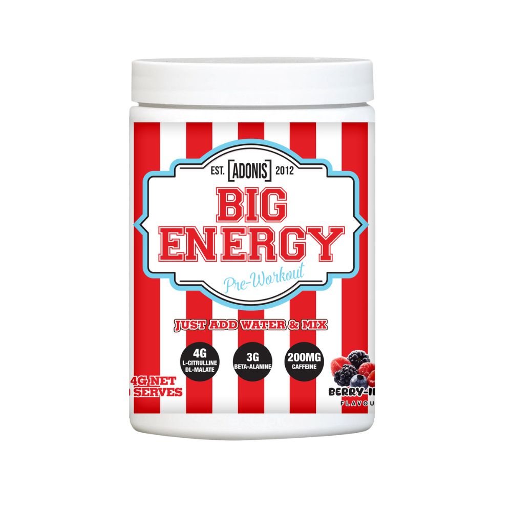ادونيس بيغ إنرجي قبل التمرين, بيري, 30, دعم الطاقة والانتباه, صيغة أداء فائقة